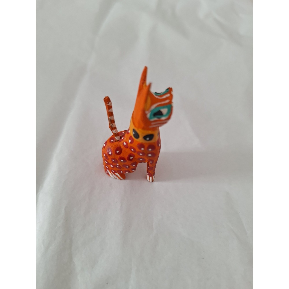 Little DOG‎ Alebrije Hand Carved Oaxacan Folk Art Oaxaca Mexico - Picture 5 of 8